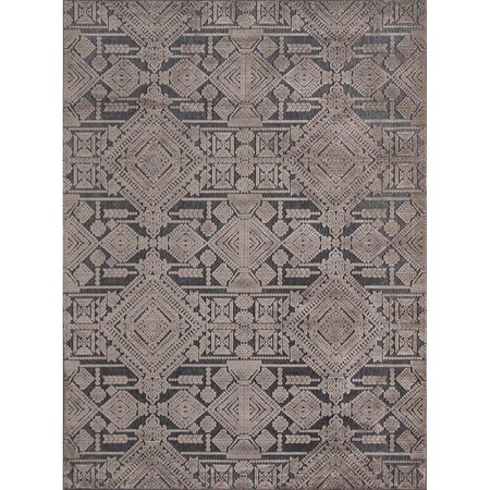 MOMENI 3 ft. 11 in. x 5 ft. 7 in. Covin-5 Rectangle Area Rug Brown COVINCOV-5BRN3B57